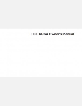 ford kuga 2012 owners manual